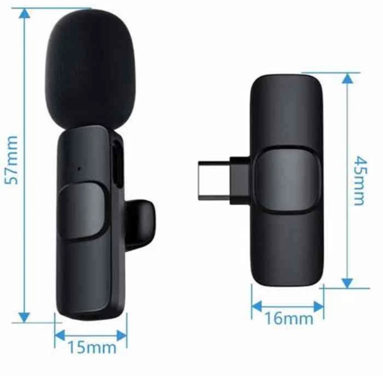 Best K9 2.4G Dual Wireless Lavalier Clip-on Microphone, Omnidirectional Wireless Mic for Interview, YouTuber, Video Recording and Live Streaming 4