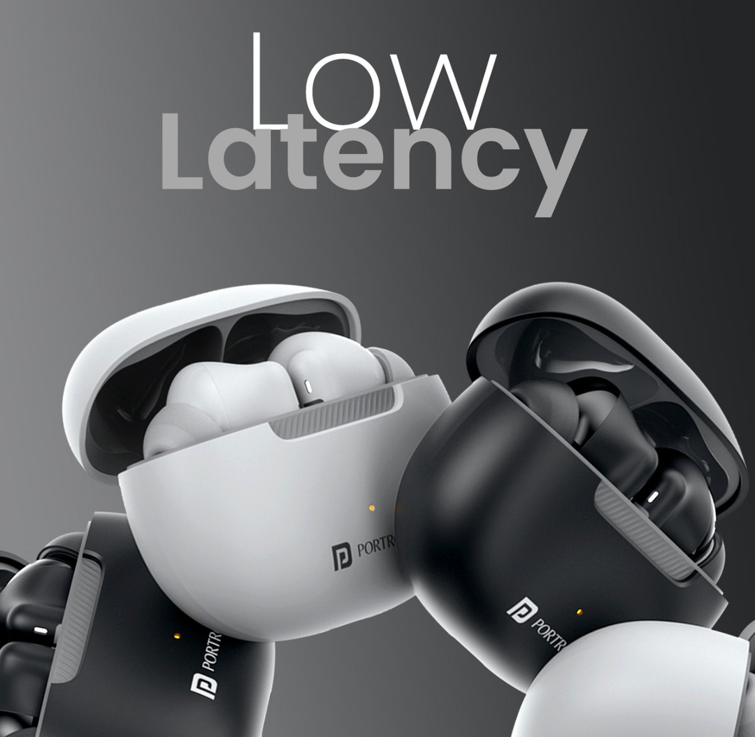 Portronics Harmonics Twins 32 30 Hours Playtime| 10mm Dynamic Driver | IPX5 Water Resistant | Type C Fast Charging 5