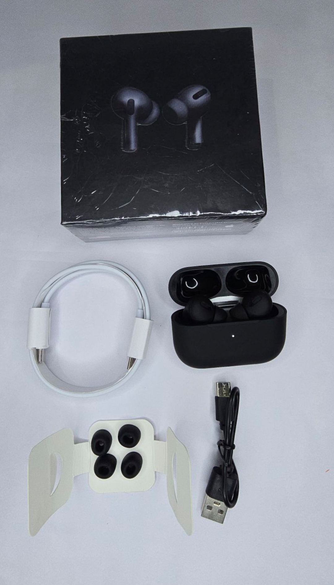 Black Earbud Airpods Pro (2nd Generation).Experience pure audio with Pro 2nd Gen! 3