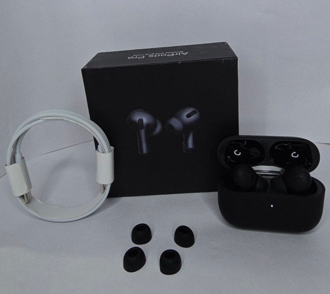 Black Earbud Airpods Pro (2nd Generation).Experience pure audio with Pro 2nd Gen! 1
