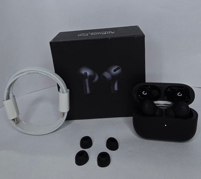 Black Earbud Airpods Pro (2nd Generation).Experience pure audio with Pro 2nd Gen!