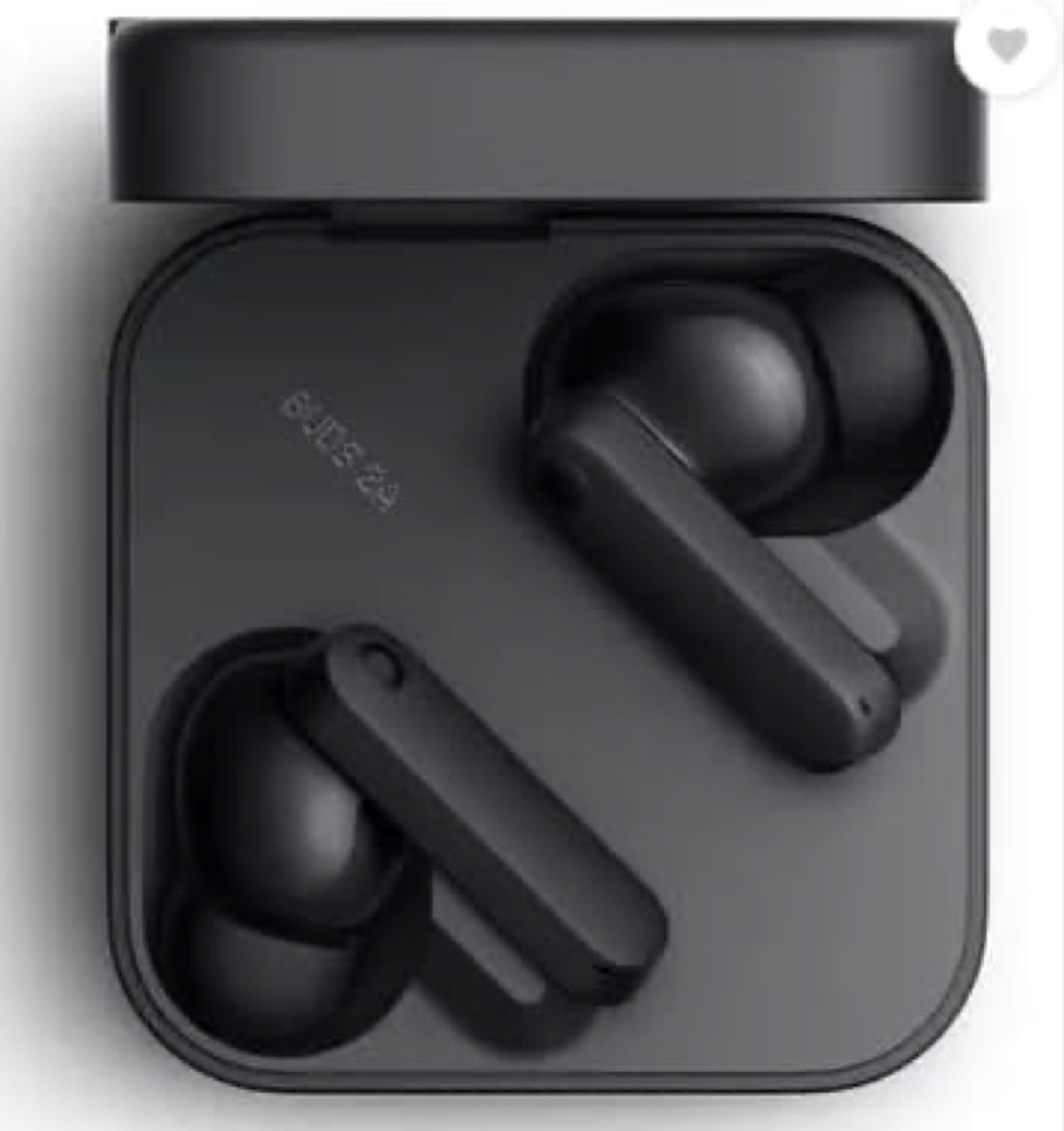 CMF by Nothing Buds 2a Truly Wireless Bluetooth in Ear Earbuds with 42 dB ANC, 12.4mm Driver, Dirac-tuned, Ultra Bass Tech, 35.5 hrs playback (Dark Grey 1