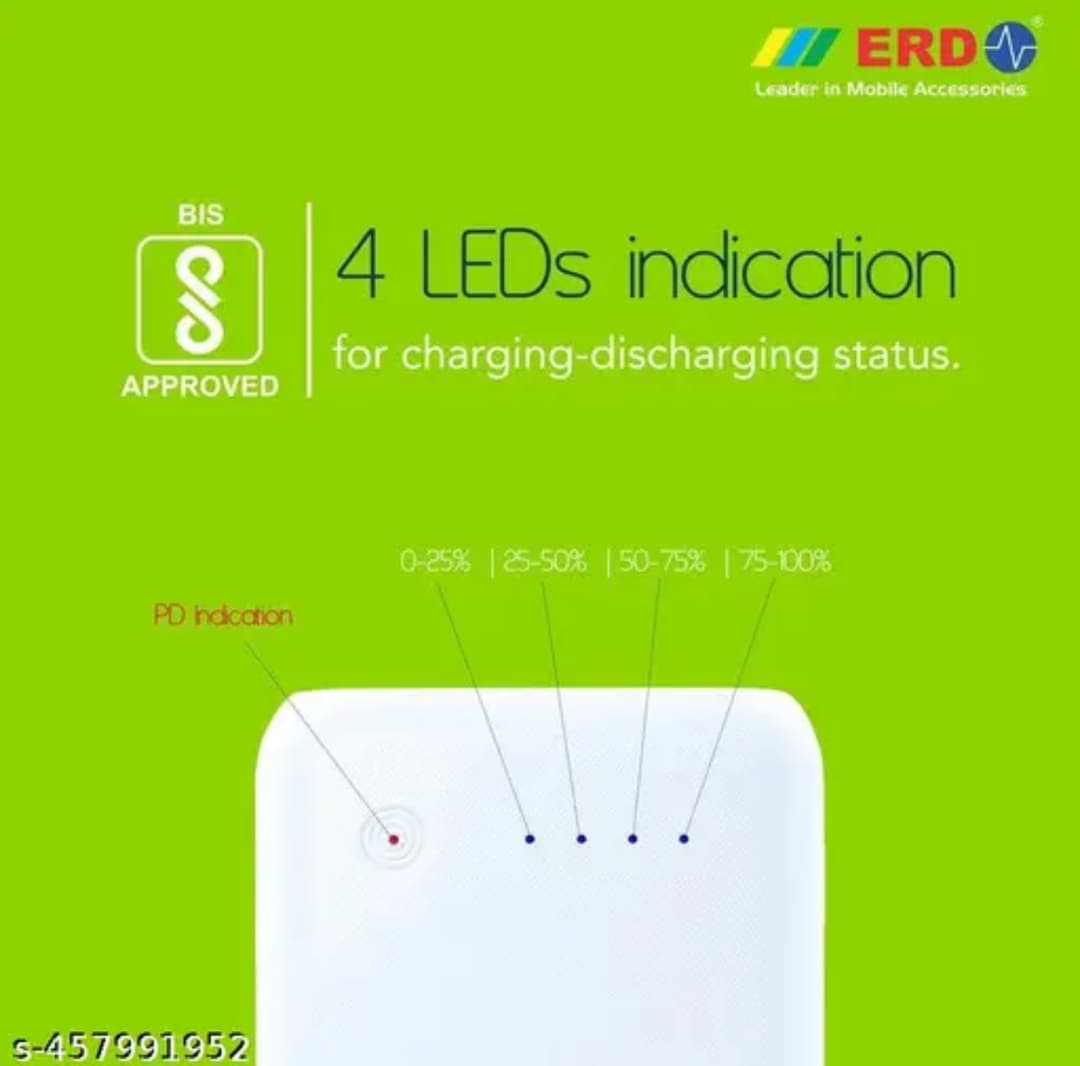 ERD Fast 20000 mAh Power Bank ERD PB029 Powerful Fast Charging 3