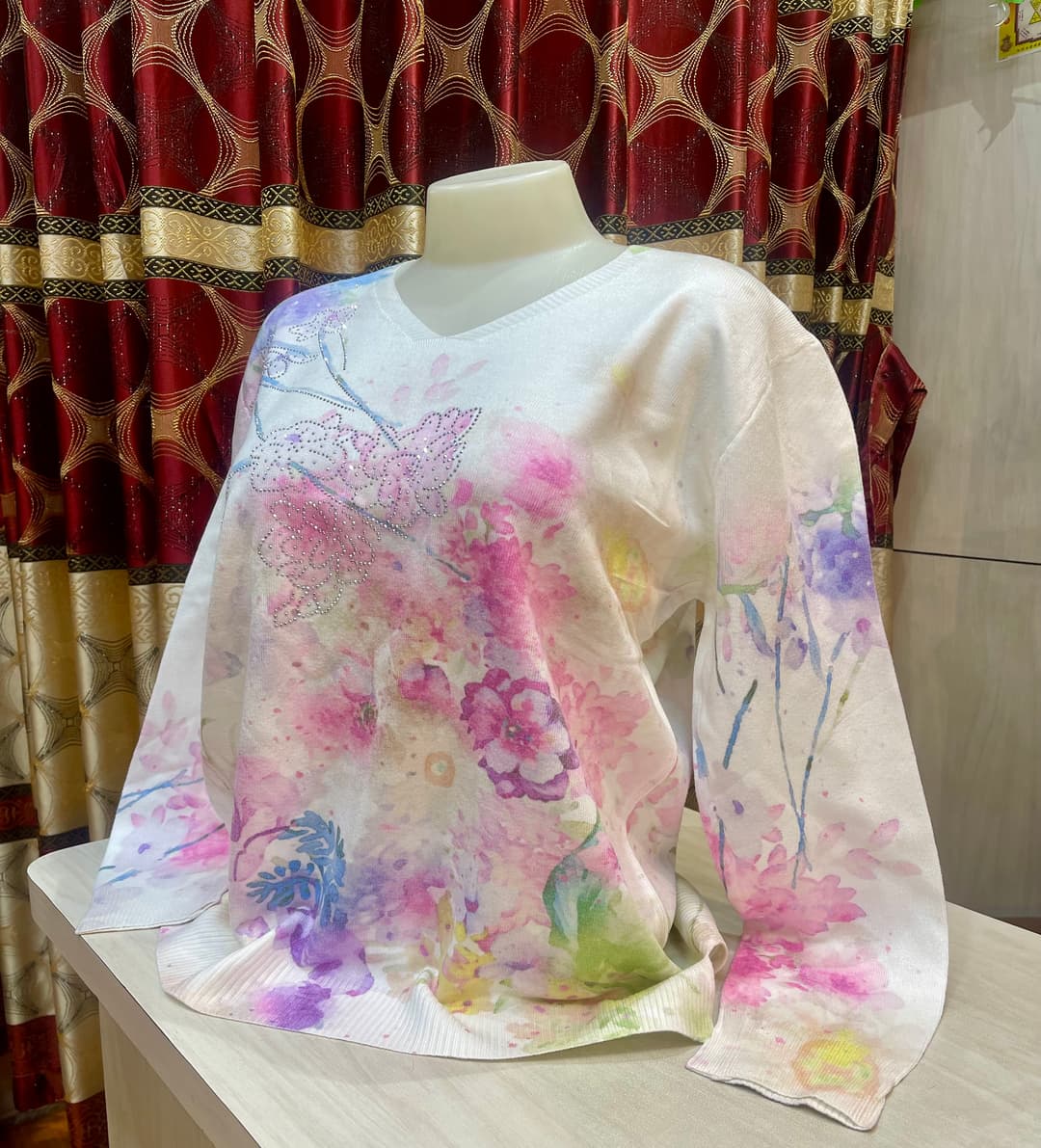 Pashmina Pullover Tops 2