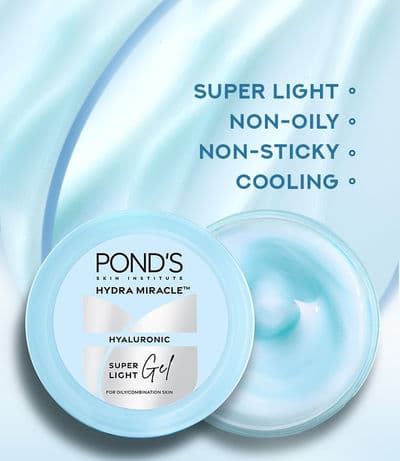 POND'S Super Light Gel Oil Free Face Moisturizer 100 ml | With Hyaluronic Acid & Vitamin E for Fresh Glowing Skin & 24 hr Hydration - Daily Use 1