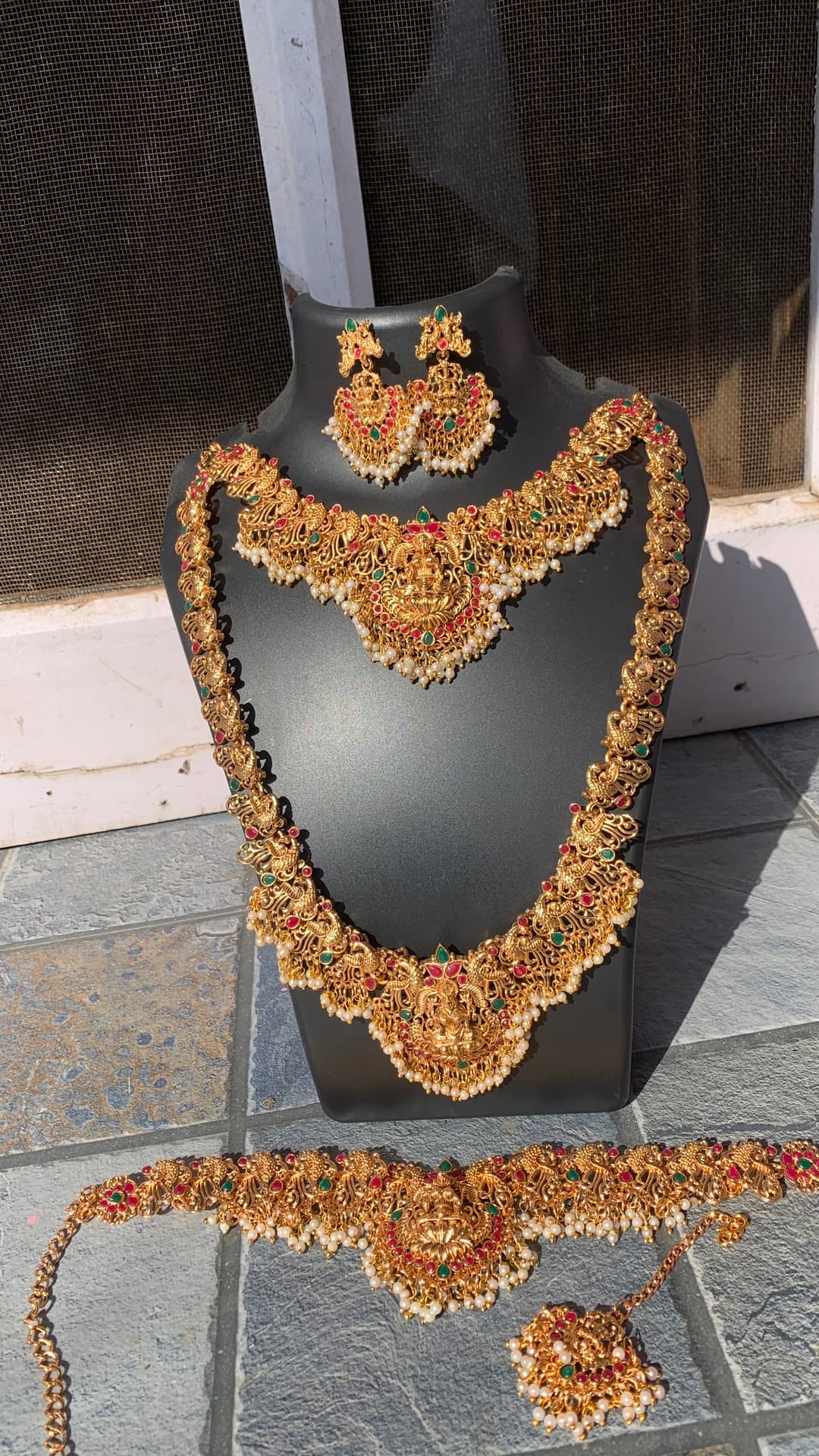 Temple jewelry set, 5 Sets for Women party wear Jewellery sets