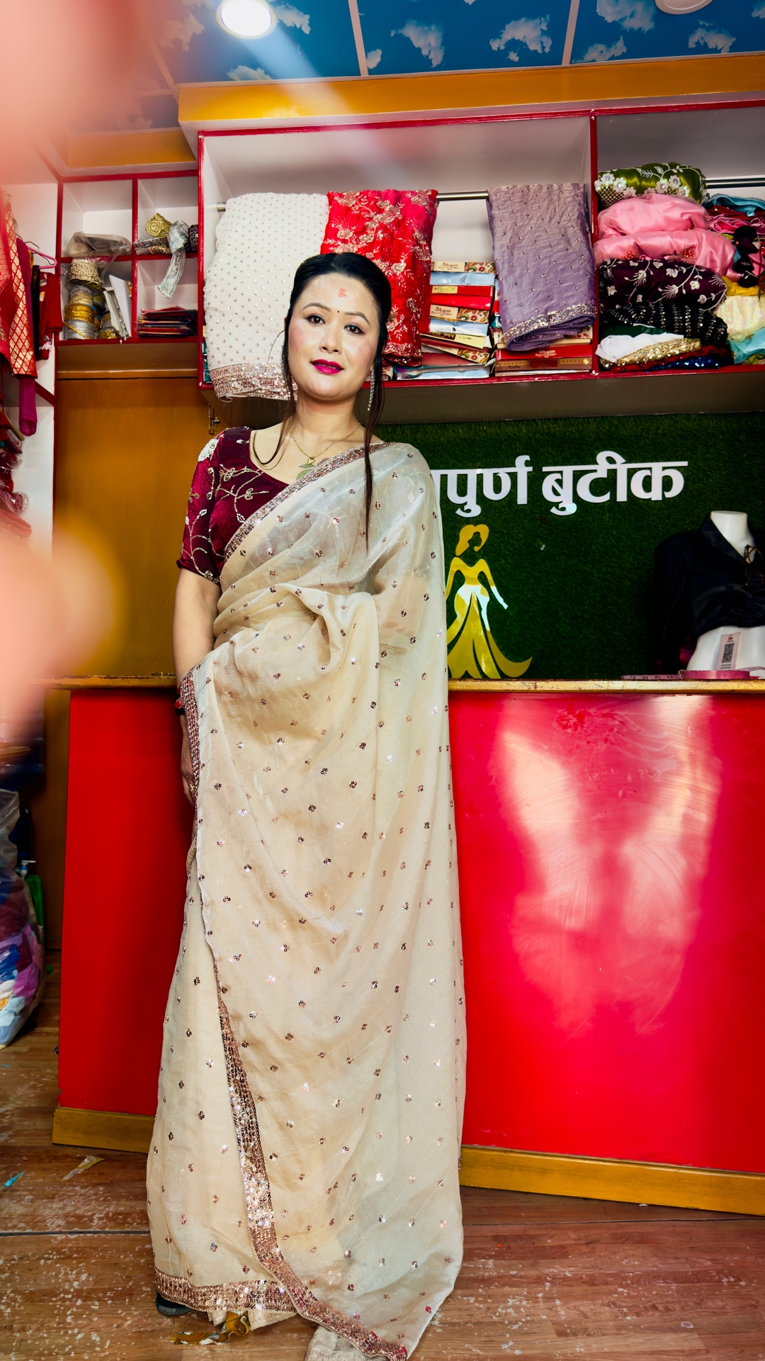 Girls &women party wearer saree 3