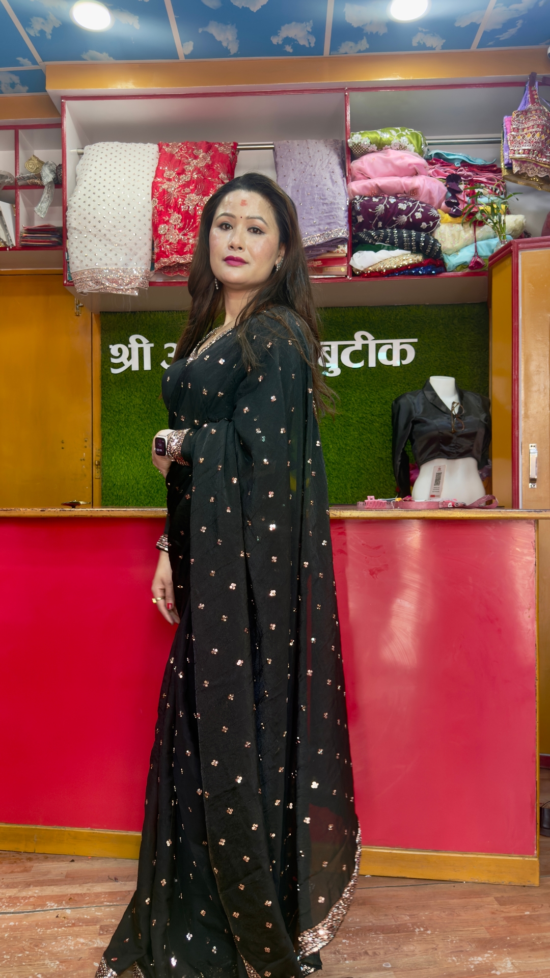 Girls &women party wearer saree 1