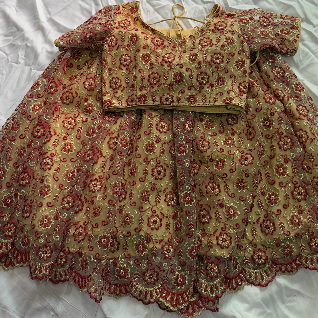 👉 Baby Girl Lehenga (3–5 Years) Kids Party Wear Lehenga 3
