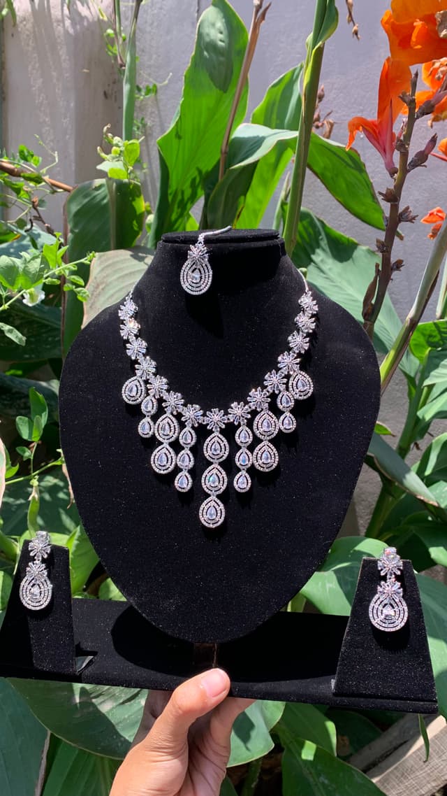 American Diamond Necklace set