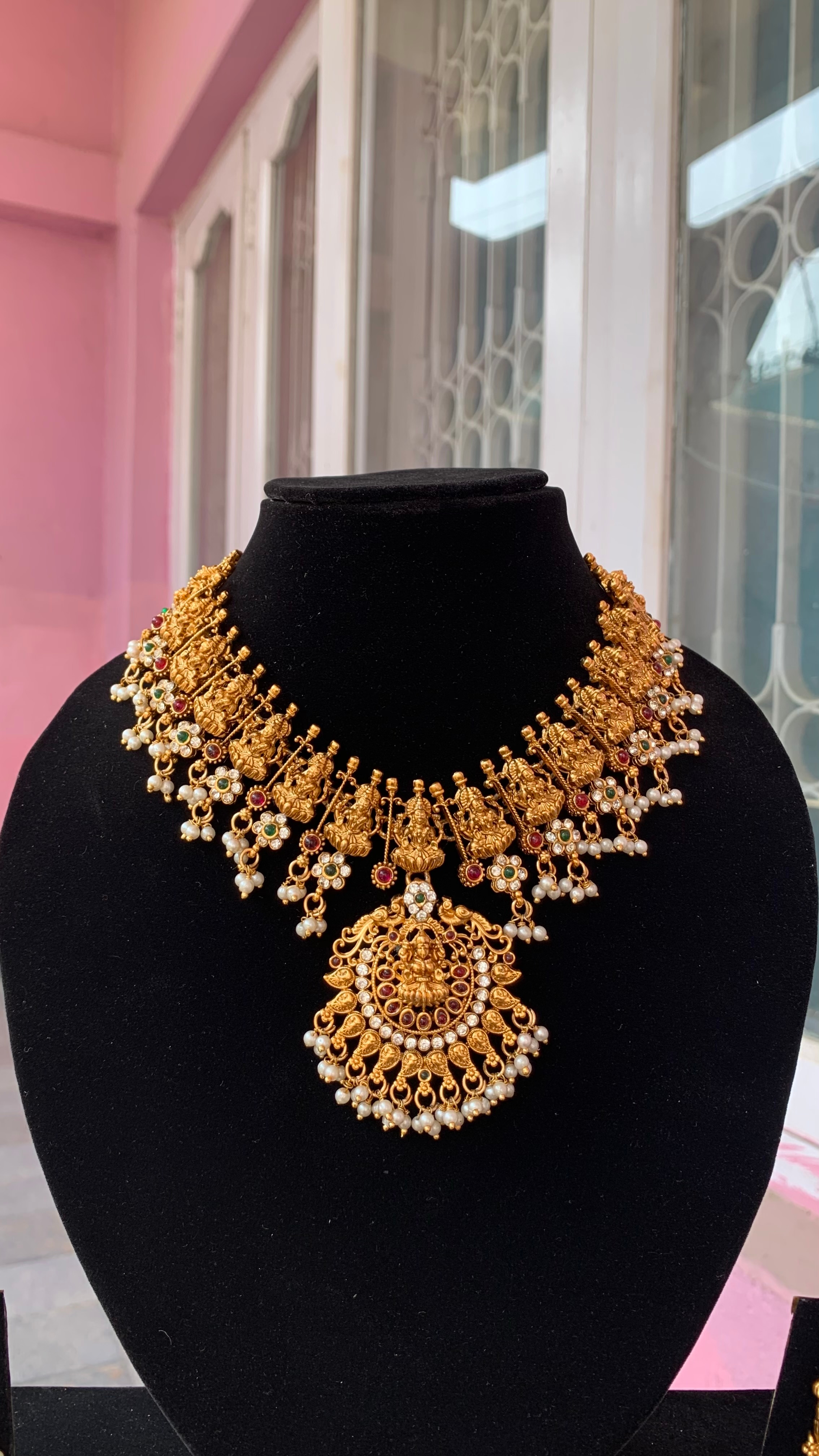 Premium Temple Necklace Set 1