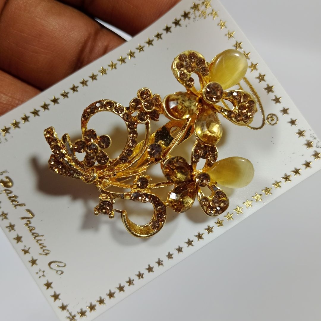 Jewellery Latest Flower Floral Shape Brooch for Women 1