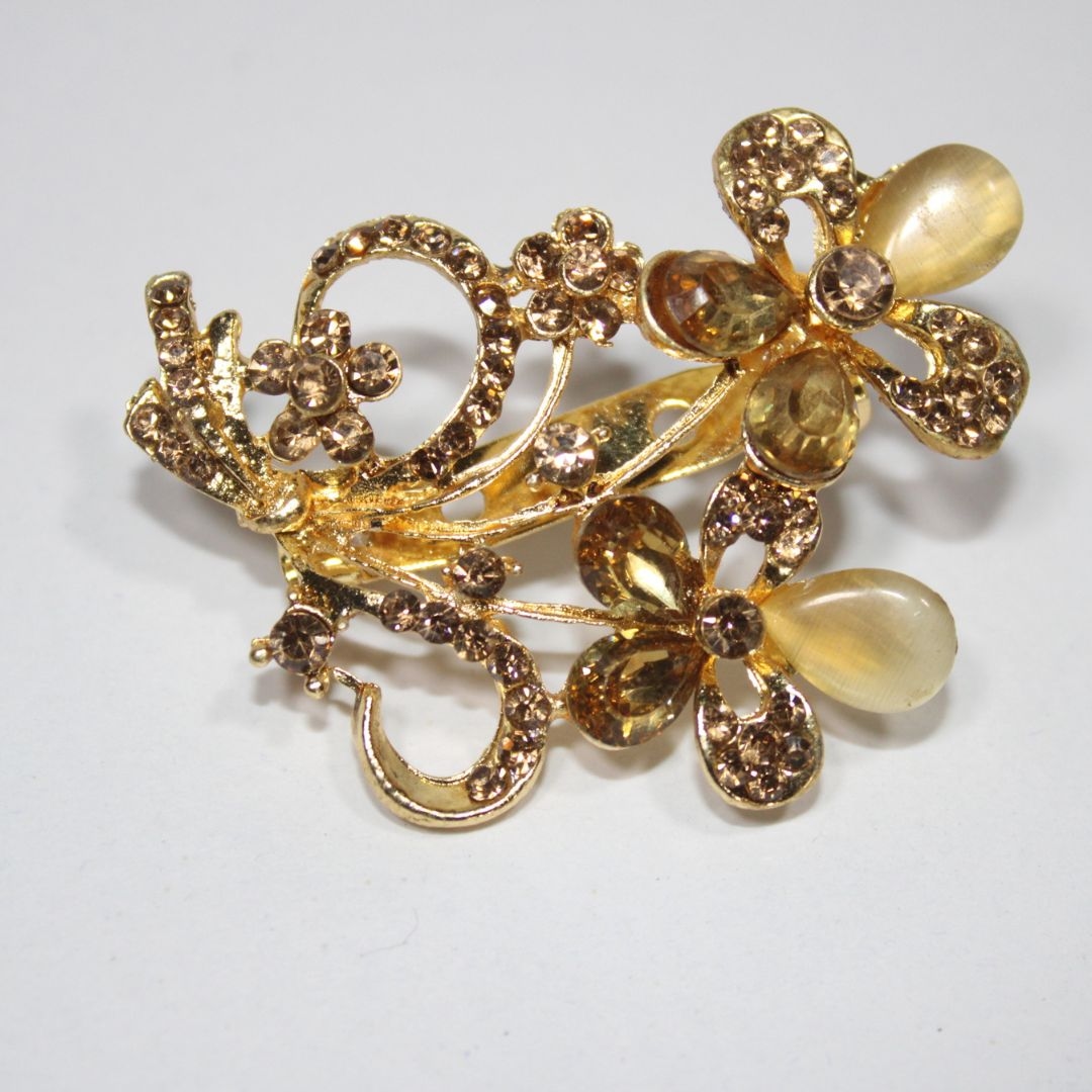 Jewellery Latest Flower Floral Shape Brooch for Women 2