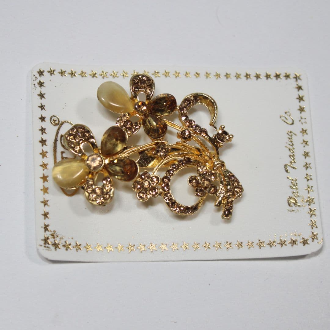 Jewellery Latest Flower Floral Shape Brooch for Women 2