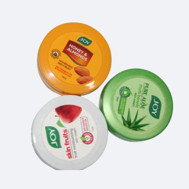 Joy Nourishing skin cream small 3 pack Aloevera fruit and honey