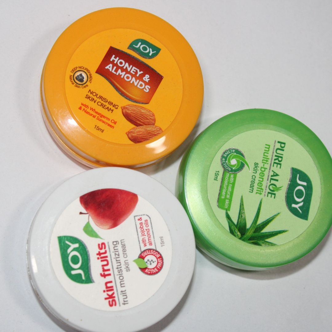 Joy Nourishing skin cream small 3 pack Aloevera fruit and honey 2