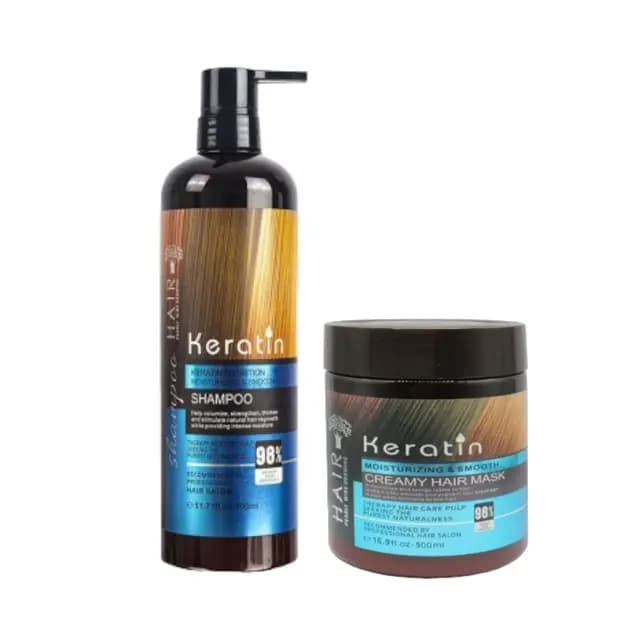 Keratin Shampoo and Treatment Combo (500gm+500gm)