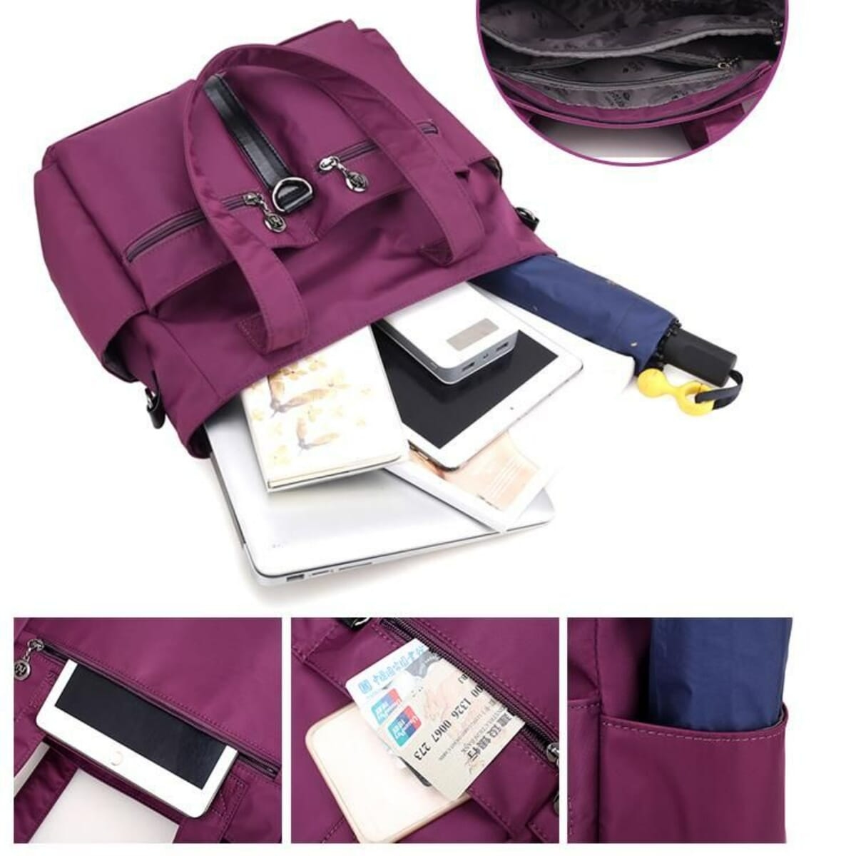 Kiki Waterproof Oxford Tote Bag 3