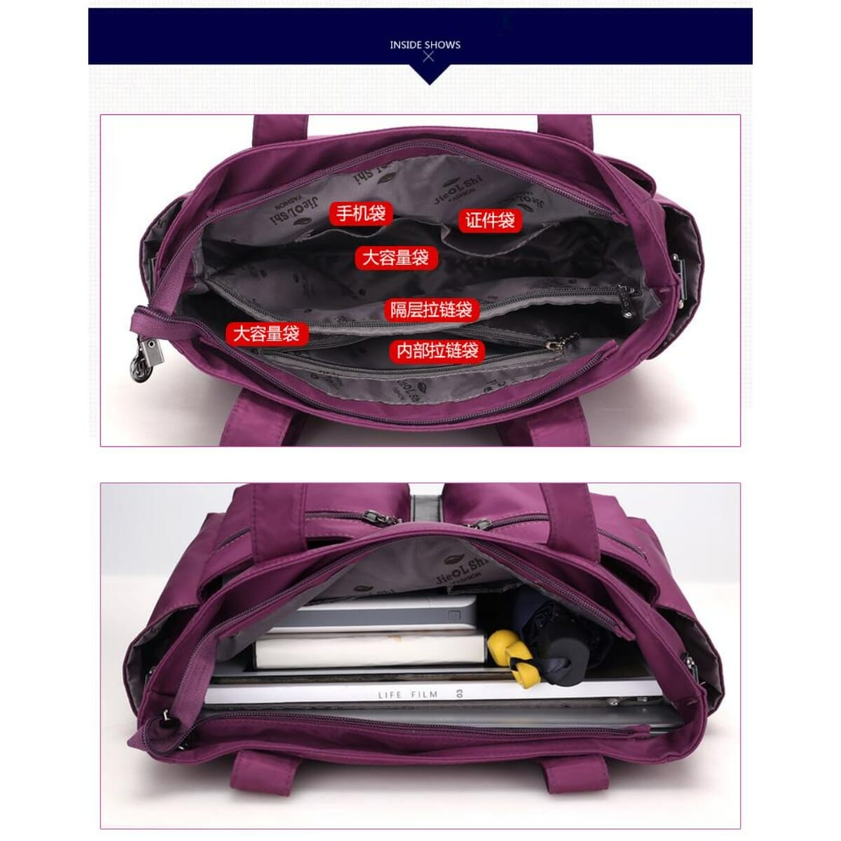 Kiki Waterproof Oxford Tote Bag 4