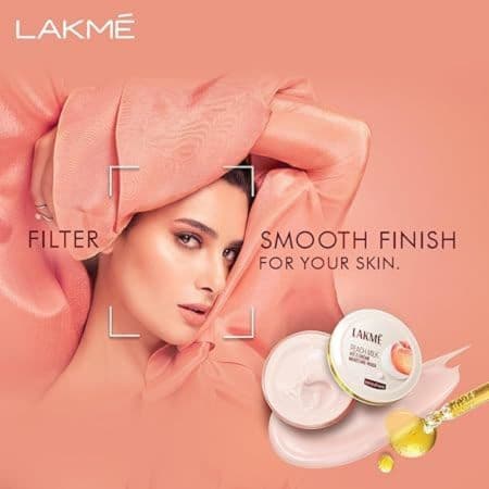 LAKMÉ Peach Milk Soft Creme Face Moisturizer 100g, Glowing Skin and soft Skin, with Vitamin E & Peach Milk Extract, 24Hr Moisture Lock, Lightweight, Non-Sticky, Non-Oily, All Skin Types 4