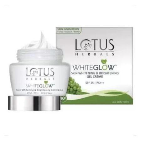 LOTUS HERBALS WhiteGlow skin whitening Brightening Gel Creame SPF-25|PA++ (35 g) 2