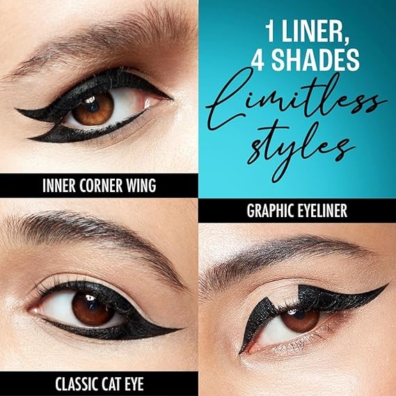 Lakme Eyeconic Liquid Eye Liner Intense Black– 4.5 ml, 1