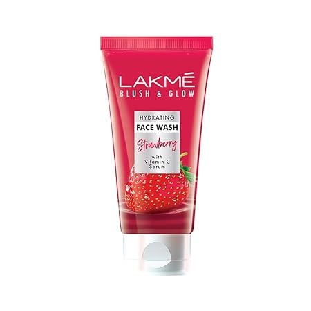 Lakme Blush & Glow Strawberry Blast Face Wash, 100g, , for Glowing Skin, Refreshing Facewash, Daily Gentle Cleansing. 1