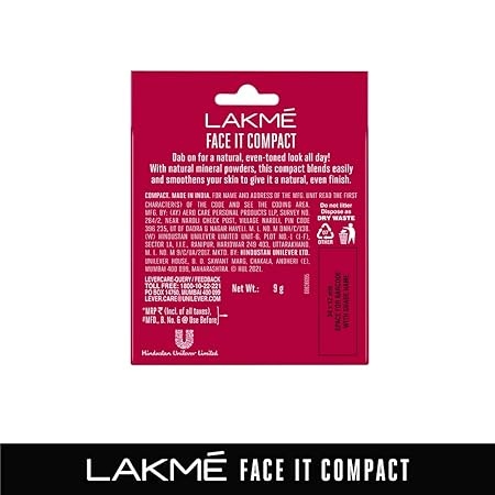 Lakme Face It Compact Marble - 9 g 3