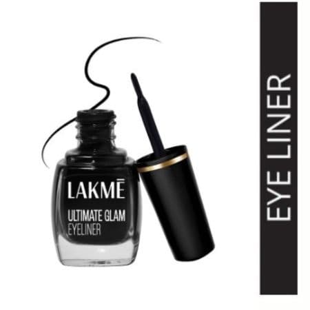 Lakme Absolute Eyeliner 9 g, Black Semi_Matte Finish, Water Resistant, Long-Lasting