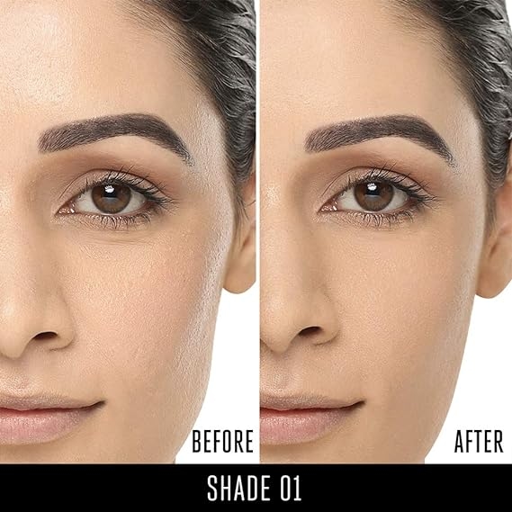 Lakme Invisible Finish SPF 8 Liquid Foundation 25 ml, 01 shade Ultra Light Water Based Face Makeup for Glowing Skin - Full Coverage, Natural Finish 2