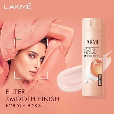 Lakme Peach Milk Moisturizer SPF 24 Sunscreen Lotion - 120 ml, Sun Protection, Locks Moisture For 12 Hrs 4