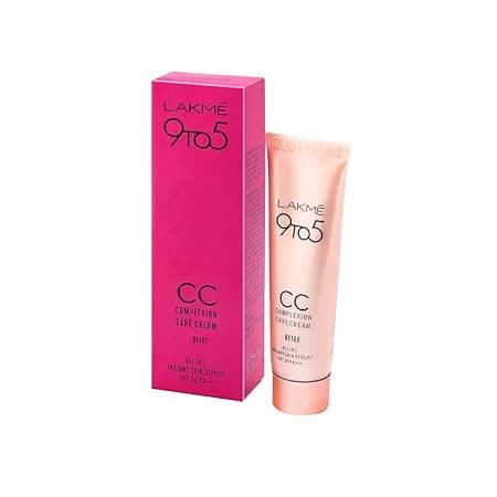 LAKMÉ 9 To 5 Cc Cream Mini - 9 g Small Pack, 01 - Beige, Spf 30 - Tinted Moisturizer To Brighten Skin,Conceal Dark Spots, Light Face Makeup With Natural Coverage 2