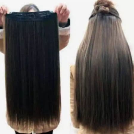 Hair Extension for Women Long Straight looks, 1 Piece 1