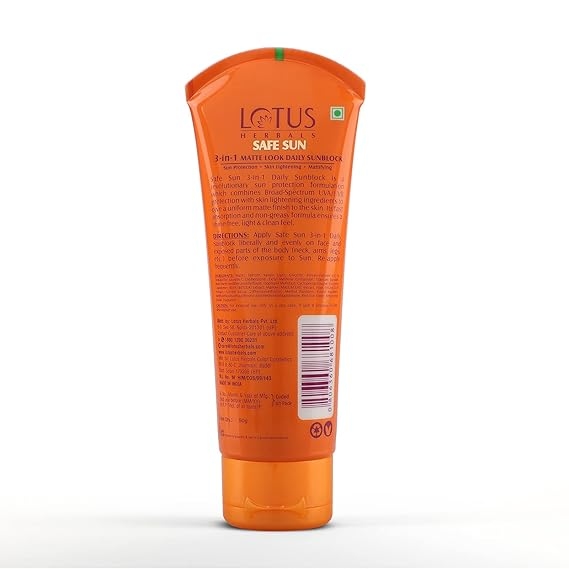 Lotus Herbals Tinted Sunscreen Spf 40 Cream - 50g, 2