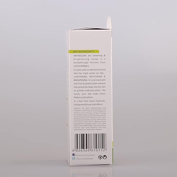 Lotus Herbals White Glow Intensive Skin Serum+ Moisturiser, 30ml 4
