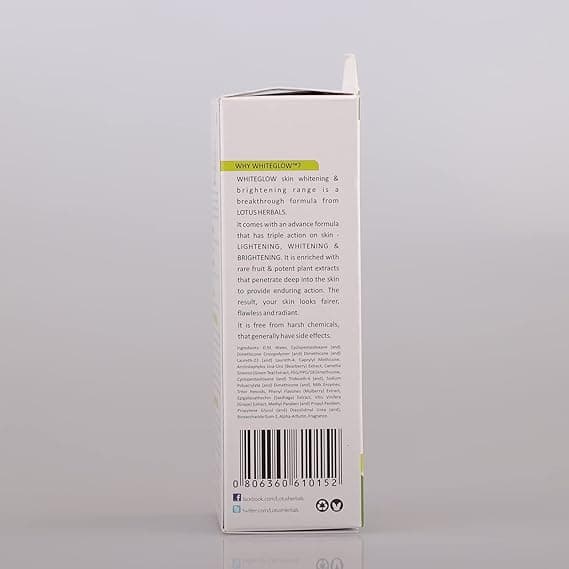 Lotus Herbals White Glow Intensive Skin Serum+ Moisturiser, 30ml 3