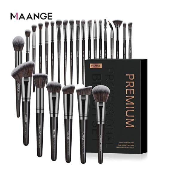 MAANGE 25pcs Makeup Brush Set,1 Packs 2