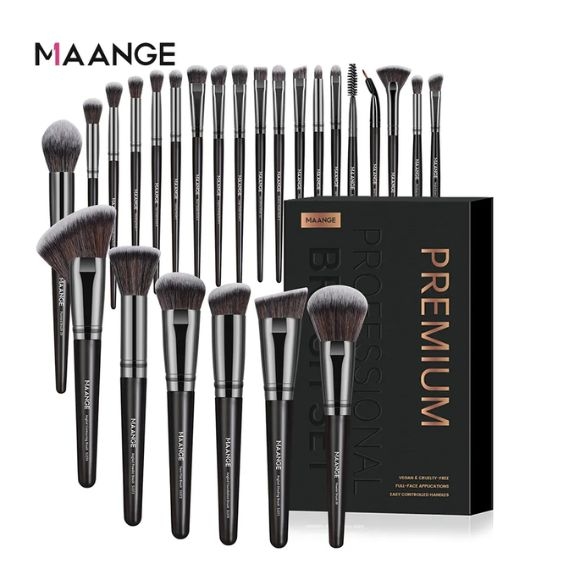 MAANGE 25pcs Makeup Brush Set,1 Packs 3