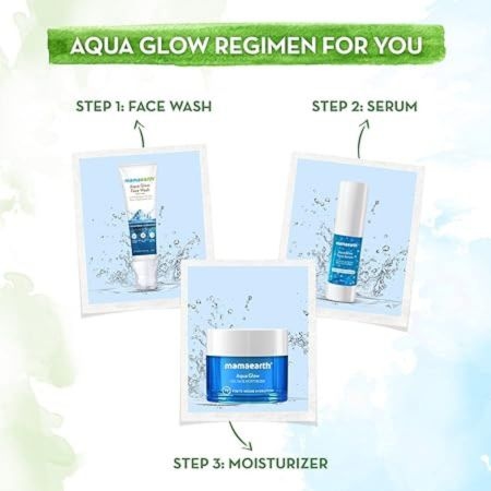 Mamaearth Aqua Glow Gel Face Moisturizer - 100ml, With Himalayan Thermal Water and Hyaluronic Acid for 72 Hours Hydration 3