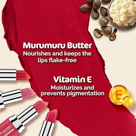 Mamaearth Creamy Matte Long Stay Lipstick Rose Nude 4.2 g, with Murumuru Murumuru Butter and Vitamin E for 8-Hour Long Stay 5