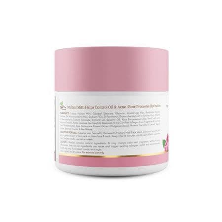 Mamaearth Multani Mitti Face Pack with Multani Mitti and Bulgarian Rose for Oil Control & Acne (100 g) 2