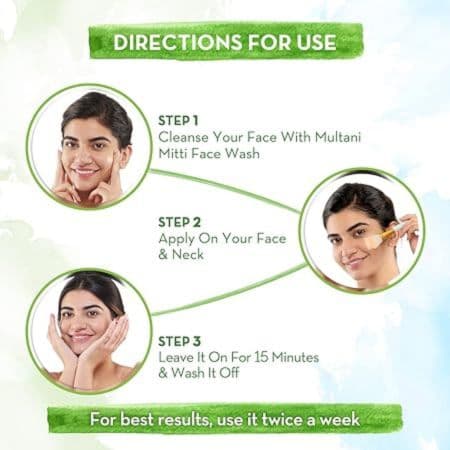 Mamaearth Multani Mitti Face Pack with Multani Mitti and Bulgarian Rose for Oil Control & Acne (100 g) 5