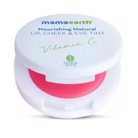 Mamaearth Nourishing Natural Lip Cheek & Eye Tint with Vitamin C & Beetroot Beet Red (Pack of: 1, 4 g) 1