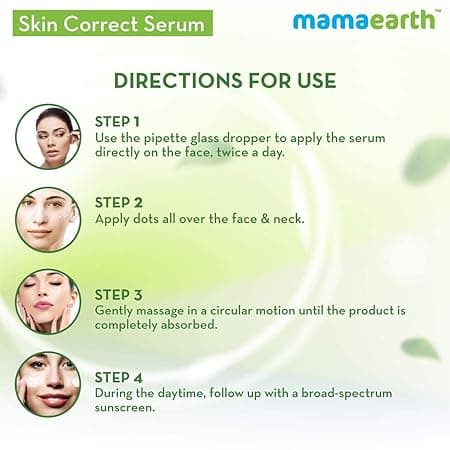 Mamaearth Skin Correct Face Serum Acne Scars Removal Cream With Niacinamide & Ginger Extract, 30ml 3