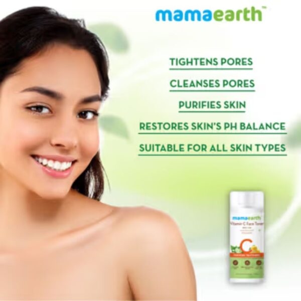 Mamaearth Vitamin C Face Toner For Pore Tighteneing(200ml) 3