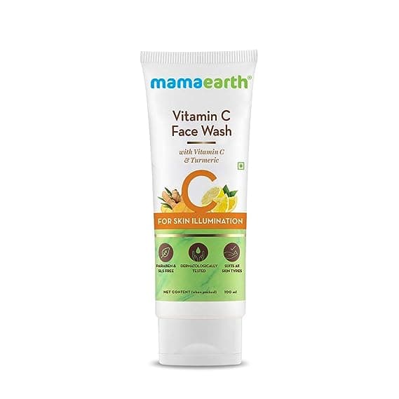Mamaearth Vitamin C Face Wash With Vitamin C & Turmeric for Skin Illumination 100 ml (New) 2