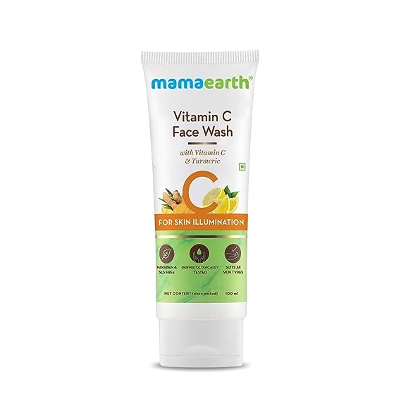 Mamaearth Vitamin C Face Wash With Vitamin C & Turmeric for Skin Illumination 100 ml (New) 3