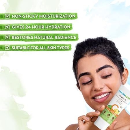 Mamaearth Vitamin C Oil-Free Moisturizer For Face with Vitamin C & Gotu Kola for Skin Illumination (80 ml) 7