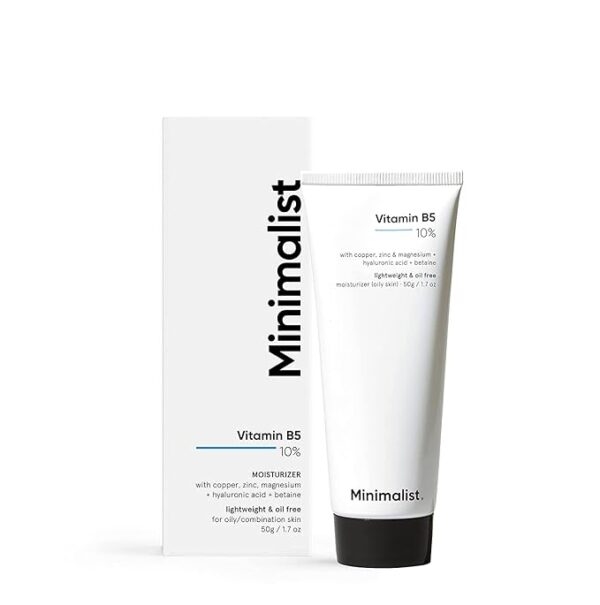 Minimalist 10% Vitamin B5 Gel Face Moisturizer For Oily & Acne Prone Skin 50g 1