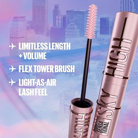 Maybelline Sky High Waterproof Mascara Makeup 0.2 fl. oz. 1